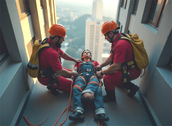 Tipos de equipos para rescate en altura. Trípodes, cabestrantes y más
