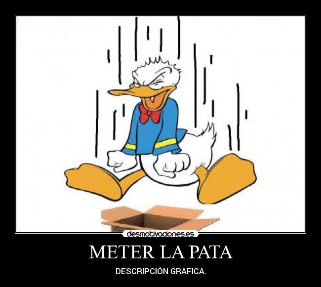 Trucos relajados para no meter la pata, con un toque de humor